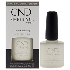 CND Shellac Nail Polish - White Wedding By Cnd For Women 0.25oz