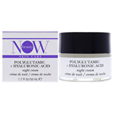 NOW Beauty Polyglutamic Plus Hyaluronic Acid Night Cream By Now Beauty For Unisex 30ml/1.7oz