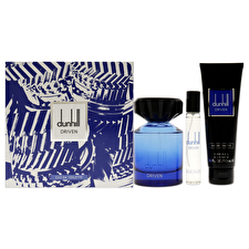 Alfred Dunhill Driven Blue For Men - 3 Pc Gift Set 90ml/3.4oz Eau De Toilette Spray 90ml/3oz Shower Gel 0.15ml Travel Spray 90ml/3.4oz
