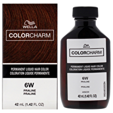 Wella Color Charm Permanent Liquid Hair Color - 6w Praline For Unisex 30ml/1.42oz