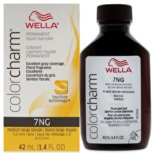 Wella Color Charm Permanent Liquid Hair Color - 7ng Medium Beige Blande For Unisex 30ml/1.42oz