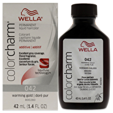 Wella Color Charm Permanent Liquid Hair Color - 42 Gold For Unisex 30ml/1.42oz