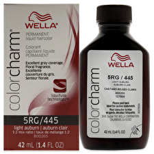 Wella Color Charm Permanent Liquid Hair Color - 445 5rg Light Auburn For Unisex 30ml/1.42oz