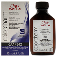 Wella Color Charm Permanent Liquid Hair Color - 542 6aa Ash Blonde For Unisex 30ml/1.42oz