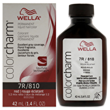 Wella Color Charm Permanent Liquid Hair Color - 810 7r Red Red Intensifier For Unisex 30ml/1.42oz