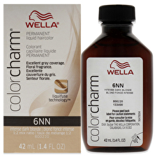 Wella Color Charm Permanent Liquid Hair Color - 6nn Intense Dark Blonde For Unisex 30ml/1.42oz