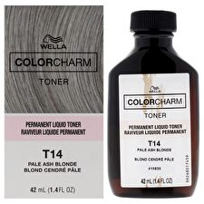 Wella Color Charm Permanent Liquid Toner - T14 Pale Ash Blonde For Unisex 30ml/1.4oz