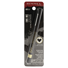 Rimmel London Ink Me Tatto Stamp Eyes And Body - 001 Black Heart Shape For Women 0.02oz