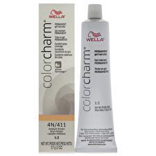 Wella Color Charm Permanent Hair Color Gel - 4n 411 Medium Brown For Unisex 60ml/2oz