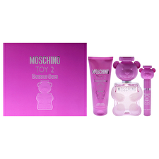 Moschino Moschino Toy 2 Bubble Gum For Women - 3 Pc Gift Set 90ml/3.4oz Eau De Toilette Spray 0.34oz Eau De Toilette Spray 90ml/3.4oz Body Lotion 90ml/3.4oz