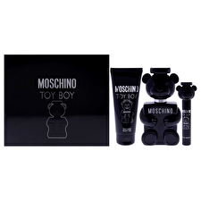 Moschino Moschino Toy Boy For Men - 3 Pc Gift Set 90ml/3.4oz Eau De Parfum Spray 0.34oz Eau De Parfum Spray 90ml/3.4oz Body Gel 90ml/3.4oz