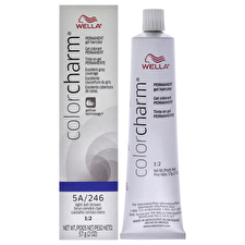 Wella Color Charm Permanent Hair Color Gel - 246 Light Ash Brown For Unisex 60ml/2oz