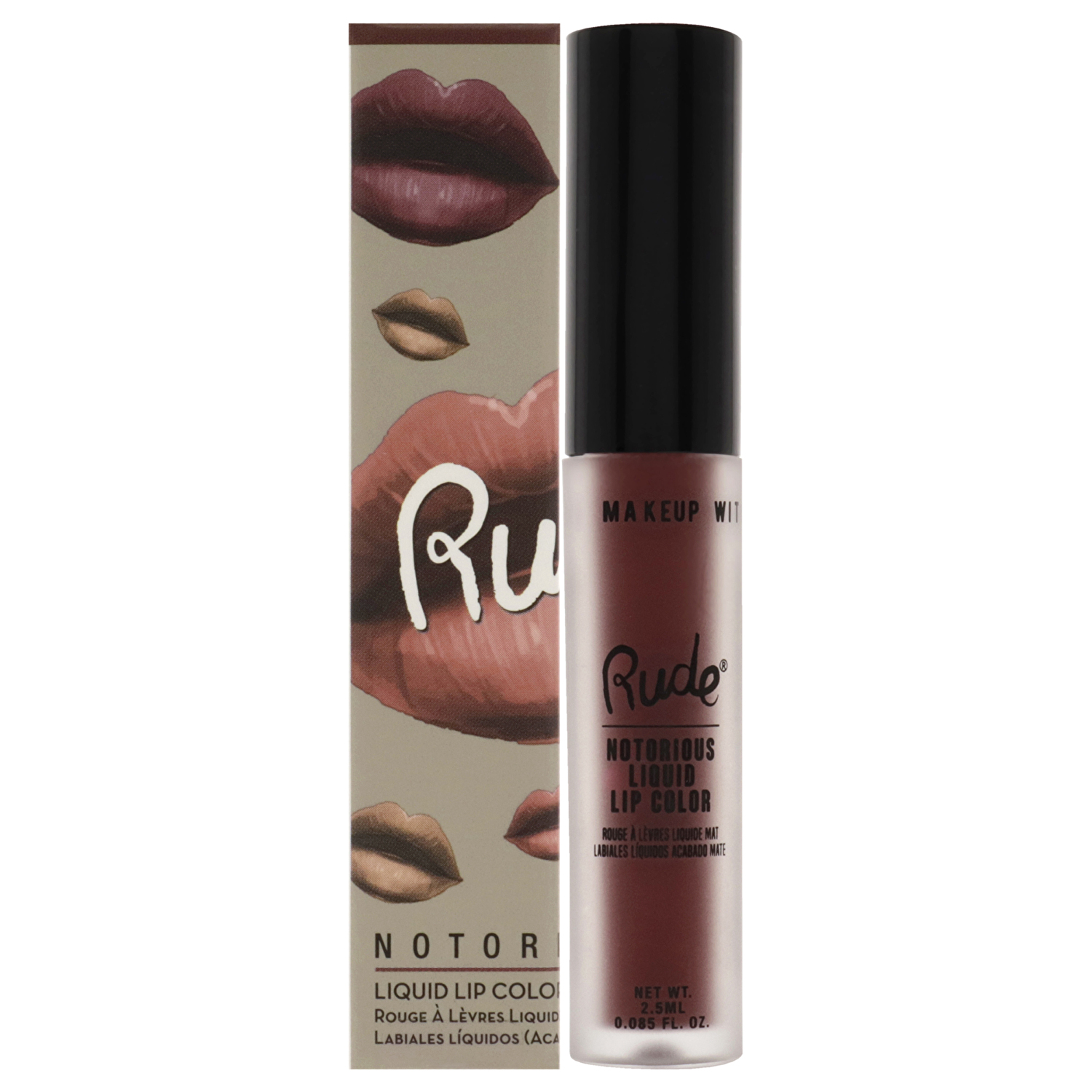 Notorious Rich Long Lasting Liquid Lip Color - 5 Colors - Hell to Pay - 2.5ml