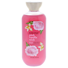 Bodycology 2 In 1 Body Wash And Bubble Bath - Pink Vanilla Wish For Women 473ml/16oz