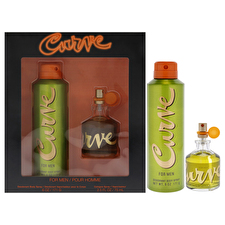 Liz Claiborne Curve For Men - 2 Pc Gift Set 60ml/2.5oz Cologne Spray 180ml/6oz Deodorant Body Spray 60ml/2.5oz