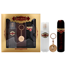 Cuba Royal Gift Set Eau De Toilette 100ml After Shave 100ml And Key Ring 100ml