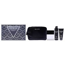 Guess Seductive Homme For Men - 4 Pc Gift Set 90ml/3.4oz Eau De Toilette Spray 180ml/6oz Deodorant Body Spray 90ml/3.4oz Shower Gel Pouch 90ml/3.4oz