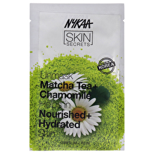 Nykaa Naturals Skin Secrets Sheet Mask - Matcha Tea And Chamomile For Women 1pc