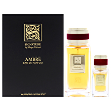 Sillage dOrient Amber By Sillage Dorient For Men - 3 Pc Gift Set 90ml/3.4oz Eau De Parfum Spray 0.5oz Eau De Parfum Spray Funnel 90ml/3.4oz