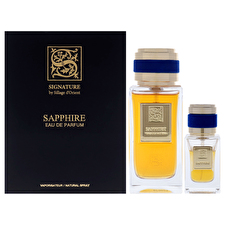 Sillage dOrient Sapphire By Sillage Dorient For Unisex - 3 Pc Gift Set 90ml/3.4oz Eau De Parfum Spray 0.5oz Eau De Parfum Spray Funnel 90ml/3.4oz