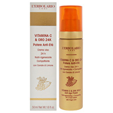 LErbolario Vitamin C And 24k Gold Anti Age Power Nutri-regenerating Face Cream By Lerbolario For Women 30ml/1.6oz