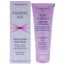 LErbolario Hyaluronic Acid Triple Action Hand Cream By Lerbolario For Unisex 60ml/2.5oz