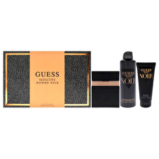 Guess Seductive Homme Noir Man Set Eau De Toilette 100ml & Sg 100ml & Body Spray 170g & Pouch (new Pack)