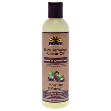Okay Black Jamaican Castor Oil Leave In Conditioner For Unisex 240ml/8oz