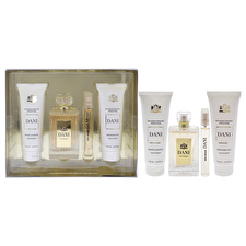 New Brand Prestige Dani For Women - 4 Pc Gift Set 90ml/3.3oz Eau De Parfum Spray 0.5oz Eau De Parfum Spray 120ml/4.4oz Shower Gel 120ml/4.4oz Body Lotion 90ml/3.3oz