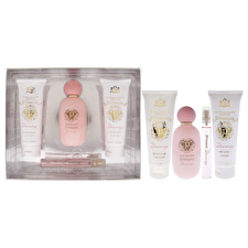 New Brand Prestige Princess Dreaming For Women - 4 Pc Gift Set 90ml/3.3oz Eau De Parfum Spray 0.5oz Eau De Parfum Spray 120ml/4.3oz Shower Gel 120ml/4.3oz Body Lotion 90ml/3.3oz