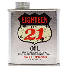 18.21 Man Made Beard Hair & Skin Oil ( Sweet Tobacco ) 60ml