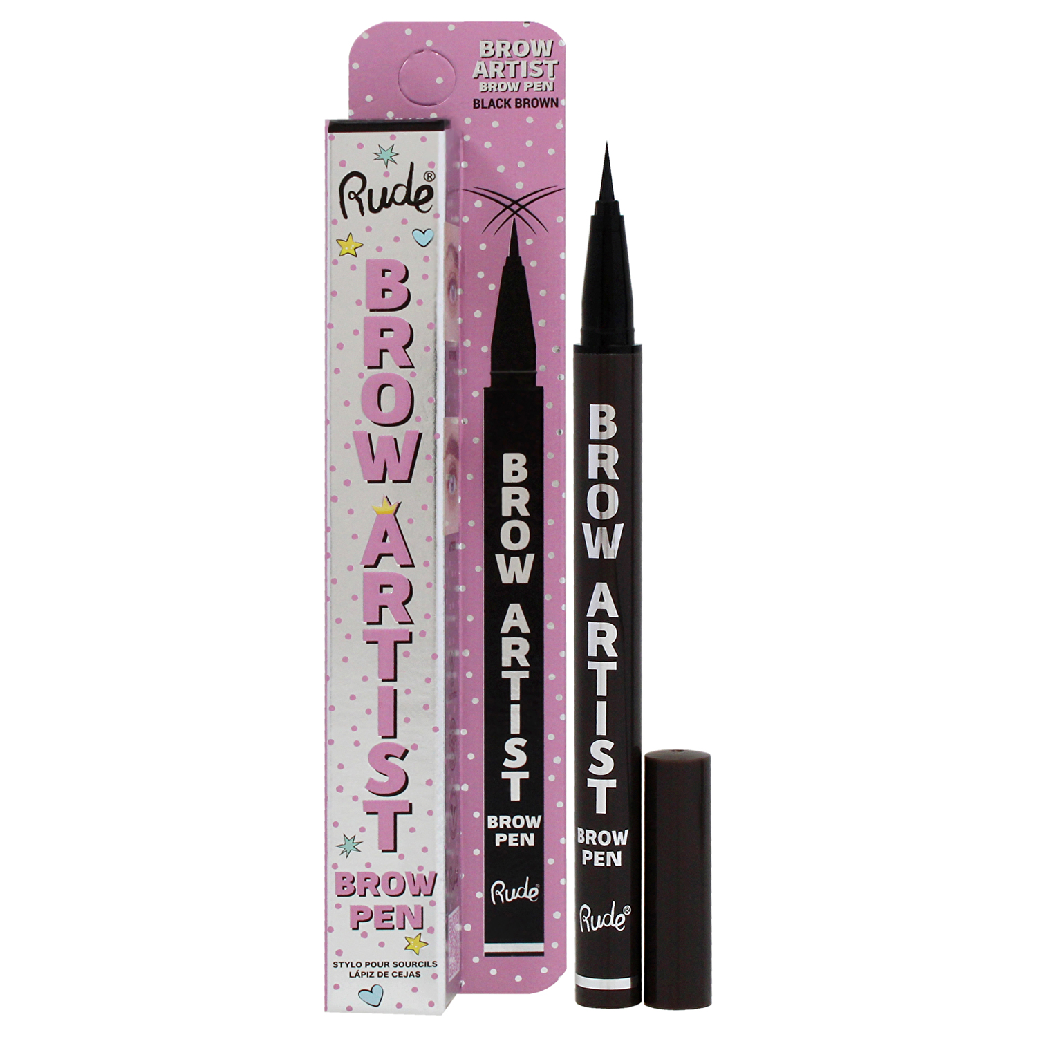 Ultimate Brow Artist Brow Pen - 4 Colors - Black Brown - 0.5g