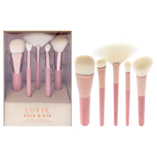 Luxie Gaea Face And Eye Brush Set For Women 5pc