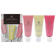 Molton Brown Floral And Spicy Hand Care Collection Set For Unisex - 3 Pc 30ml/1.4oz Delicious Rhubare And Rose Hand Cream 30ml/1.4oz Orange And Bergamot Hand Cream 30ml/1.4oz Fiery Pink Pepper Hand Cream 30ml/1.4oz