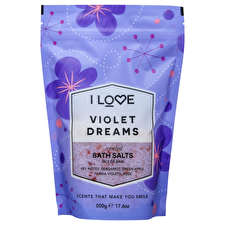 I Love Signature Collection Violet Dreams Bath Salt 500 G