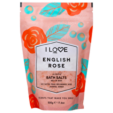 I Love Signature Collection English Rose Bath Salt 500 G