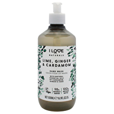 I Love Naturals Collection Lime Ginger & Cardamom Cleansing Liquid Soap For Hands 500ml