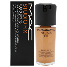 MAC Studio Fix Fluid Spf 15 24hr Matte Foundation Plus Oil Control - Nc45 Bronze With Golden Undertone By Mac For Women 30ml/1oz
