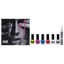 UNDN Washed Out Set By Undn For Women - 6 Pc 0.5oz Nail Polish - 803 Green 0.5oz Nail Polish - 1103 Pink 0.5oz Nail Polish - 904 Blue 0.5oz Nail Polish - 602 Orange 0.5oz Nail Polish - 301 White 0.5oz Nail Polish - 0101 Gloss 0.5oz