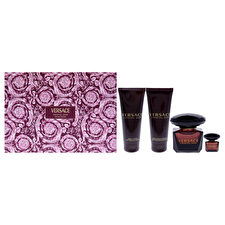 Versace Crystal Noir Woman Set Eau De Parfum 90ml & Eau De Parfum 5ml & Sg 100ml & Bl 100ml