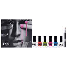 UNDN Jelly Top Coat Kit By Undn For Women - 6 Pc 0.5oz Nail Polish - 803 Electric Washed 0.5oz Nail Polish - 1103 Cloud Washed 0.5oz Nail Polish - 904 Acid Washed 0.5oz Nail Polish - 602 Brain Washed 0.5oz Nail Polish - 0102 Matte Top Coat 0.5oz Nail Polish - 0101 Gloss Top-bottom Coat 0.5oz