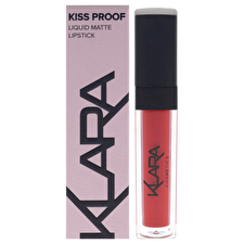 Klara Kiss Proof Liquid Matte Lipstick - 5 Flaming Red For Women 0.27oz