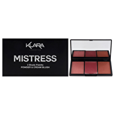 Klara 3 Shade Palette Powder And Cream Blush - Mistress For Women 0.35oz