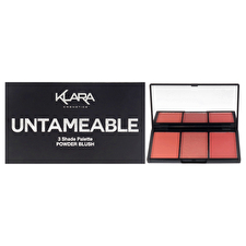 Klara 3 Shadespowder Blush Palette - Untameable For Women 0.35oz