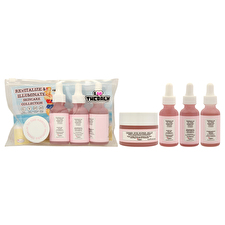 the Balm Revitalize And Illuminate Skincare Collection By The Balm For Women - 4 Pc 15ml/0.5oz Under Eye Super Jelly 30ml/1oz Face Oil Glow 30ml/1oz Biomimetic Face Serum 30ml/1oz Complexion Serum 15ml/0.5oz