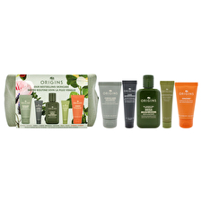Origins Origins Best Sellers Set For Women - 5 Pc 30ml/1oz Checks And Balances Frothy Face Wash 90ml/3.8oz Mega Mushroom Relief And Resilience Soothing Treatment Lotion 0.5oz Clear Improvement Active Charcoal Face Mask 30ml/1.62oz Plantscription Multi-powered Youth Serum 30ml/1.69oz Ginzing Oil Free Energy-boosting Gel Moisturizer 30ml/1oz