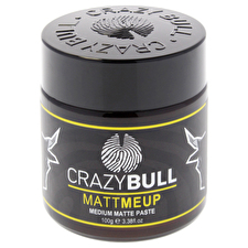 Crazy Bull Hair Mattmeup Paste - Medium Matte For Men 90ml/3.38oz