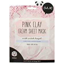 Oh K! Cream Sheet Mask - Pink Clay For Unisex 1pc