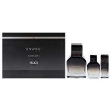 Tumi Unwind For Men - 3 Pc Gift Set 90ml/3.4oz Eau De Parfum Spray 30ml/1oz Eau De Parfum Spray 0.5oz Eau De Parfum Spray 90ml/3.4oz