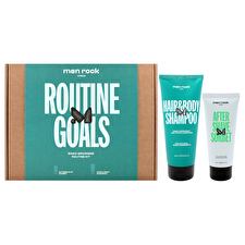 Men Rock Routine Goals Basic Grooming Kit For Men - 2 Pc 90ml/3.4oz After Shave Sorbet 150ml/5.8oz Hair And Body Shampoo 90ml/3.4oz